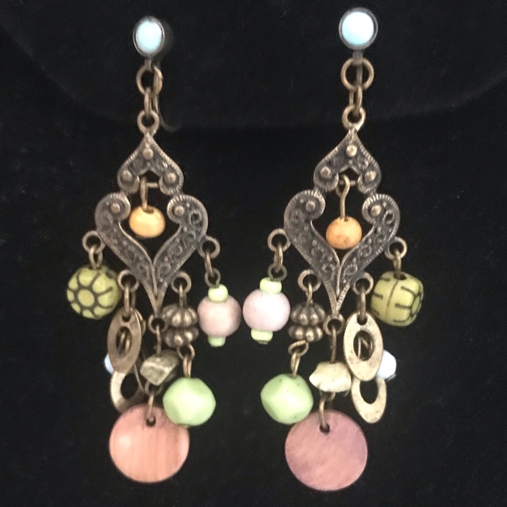Vintage Screw Clip on Earrings
